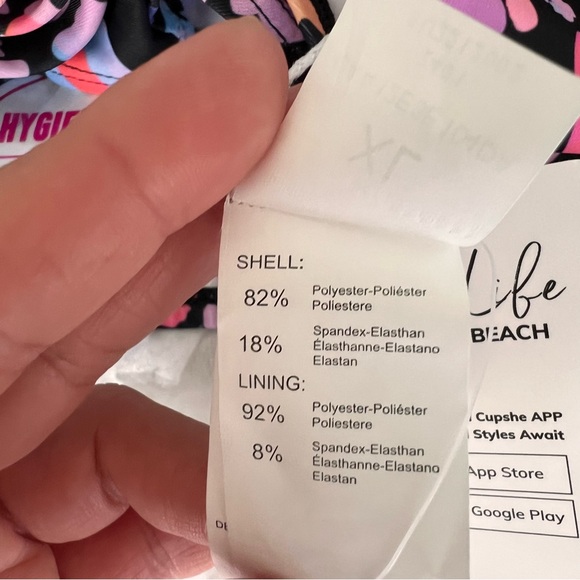 NWT Multicolored Leopard Print O-Ring One Piece Swimsuit SIZE XL - Picture 13 of 17